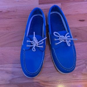 Men’s Size 12 Royal Blue Sperry Boat Shoes